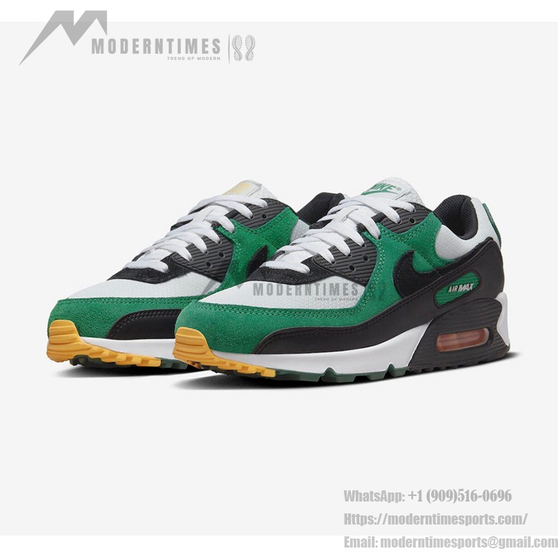 Nike Air Max 90 DM0029-004 - Green & Black Sneakers with White Details