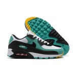 Nike Air Max 90 DM0029-004 White & Teal Sneakers with Black Overlays