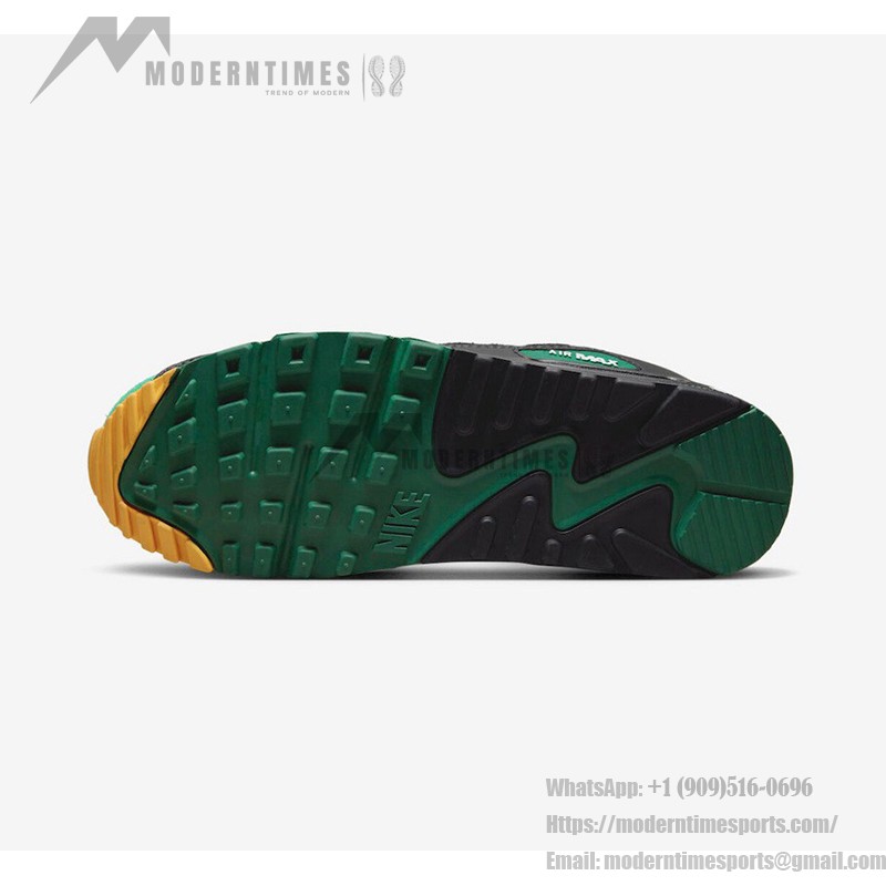 Nike Air Max 90 DM0029-004 - Green & Black Sneakers with White Details