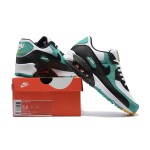 Nike Air Max 90 DM0029-004 White & Teal Sneakers with Black Overlays