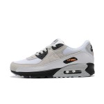 Nike Air Max 90 DM0029-100 - White and Beige Sneakers with Black Details