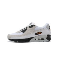 Nike Air Max 90 DM0029-100 - White & Beige Sneakers with Black Details | Iconic Comfort & Sleek Style