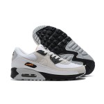 Nike Air Max 90 DM0029-100 - White and Beige Sneakers with Black Details