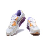 Nike Air Max 90 DM0029-102 - Beige Sneakers with Purple and Orange Highlights