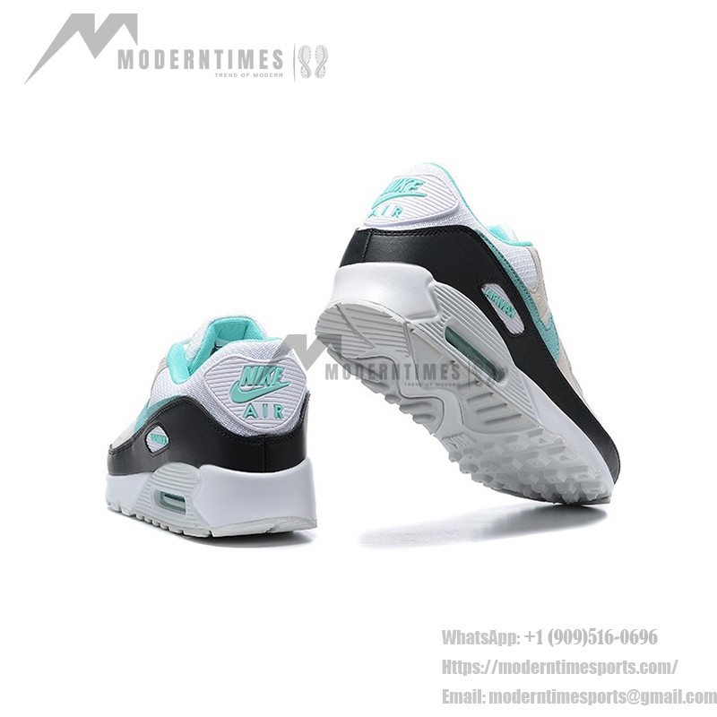 Nike Air Max 90 DM0029-104 - White Sneakers with Mint Green and Black Accents