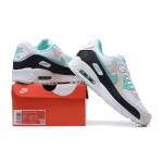 Nike Air Max 90 DM0029-104 - White Sneakers with Mint Green and Black Accents