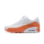 Nike Air Max 90 DM0958-100 - White and Orange Sneakers