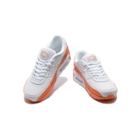 Nike Air Max 90 DM0958-100 - White Sneakers with Vibrant Orange Overlays | Iconic Style & Everyday Comfort