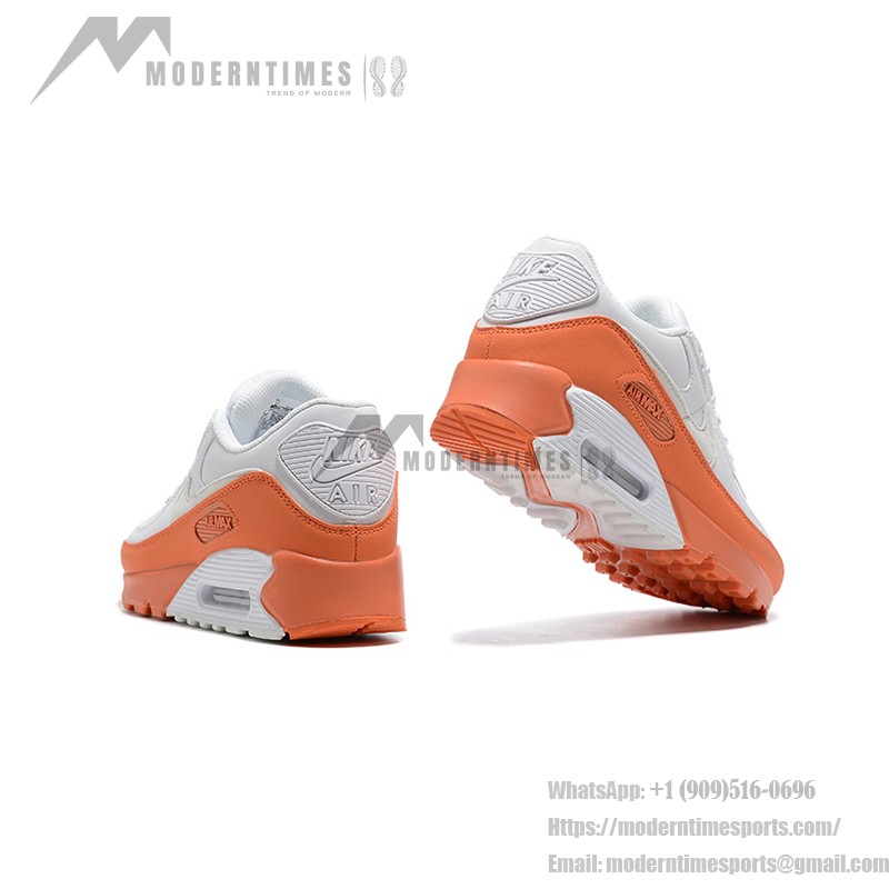 Nike Air Max 90 DM0958-100 - White and Orange Sneakers