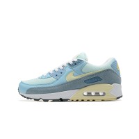 Nike Air Max 90 DM2829-001 - Light Blue & Yellow Sneakers with Pastel Accents | Fresh Style & Everyday Comfort