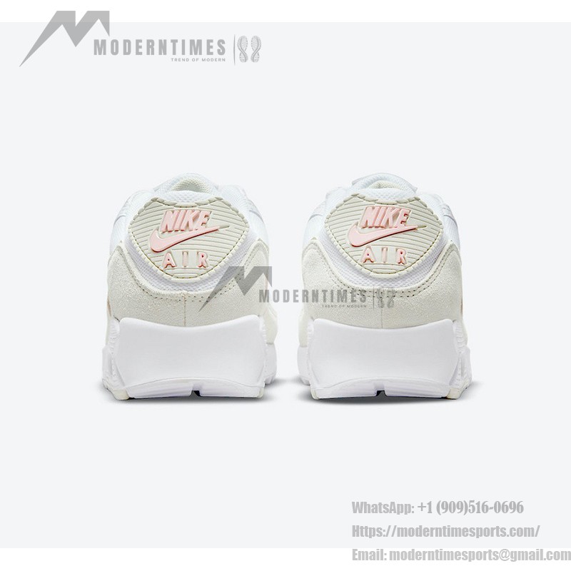 Nike Air Max 90 DM2874-100 - White Sneakers with Light Green and Soft Pink Details