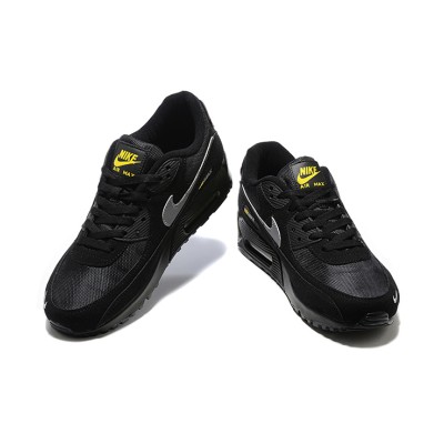 Nike Air Max 90 DO6706-001 - Black Sneakers with Grey Swoosh & Yellow Accents | Sleek Style & Maximum Comfort