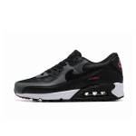 Nike Air Max 90 DQ4071-001 - Schwarze & Graue Sneaker mit Rosa Akzenten