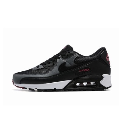 Nike Air Max 90 DQ4071-001 - Black & Grey Sneakers with Pink Accents | Sleek Comfort & Modern Style