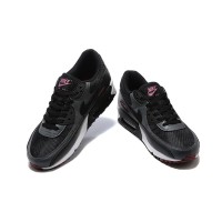 Nike Air Max 90 DQ4071-001 - Schwarze & Graue Sneaker mit Rosa Akzenten | Schlanker Komfort & Moderner Stil