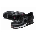 Nike Air Max 90 DQ4071-001 - Schwarze & Graue Sneaker mit Rosa Akzenten