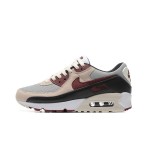 Nike Air Max 90 DQ4071-004 - Beige & Maroon Sneakers with Black Accents