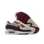 Nike Air Max 90 DQ4071-004 - Beige & Maroon Sneakers with Black Accents