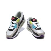 Nike Air Max 90 DR9900-100 - Multicolor Grey, Black & White Sneakers with Vibrant Neon Highlights | Iconic Comfort & Bold Style