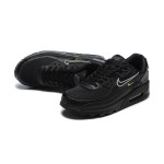 Nike Air Max 90 DX2651-001 - Black Sneakers with Silver & Yellow Accents