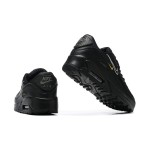 Nike Air Max 90 DX2651-001 - Black Sneakers with Silver & Yellow Accents