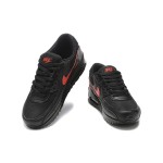 Nike Air Max 90 DX9272-001 - Black Sneakers with Red Swoosh