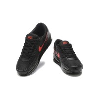 Nike Air Max 90 DX9272-001 - Black Sneakers with Red Swoosh | Sleek Design & Everyday Comfort