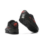 Nike Air Max 90 DX9272-001 - Black Sneakers with Red Swoosh