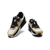 Nike Air Max 90 DZ3522-001 - Beige, Black & White Sneakers | Sleek Contrast Design & Everyday Comfort