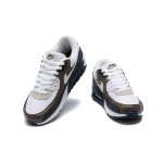 Nike Air Max 90 DZ3522-002 - White Sneakers with Brown & Navy Accents