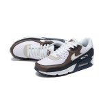 Nike Air Max 90 DZ3522-002 - White Sneakers with Brown & Navy Accents