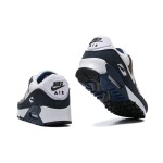 Nike Air Max 90 DZ3522-002 - White Sneakers with Brown & Navy Accents