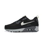 Nike Air Max 90 DZ4495-001 - Black Sneakers with Grey & Neon Green Accents