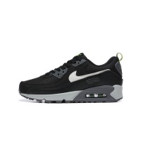 Nike Air Max 90 DZ4495-001 - Black Sneakers with Grey & Neon Green Accents | Sleek Style & Everyday Comfort