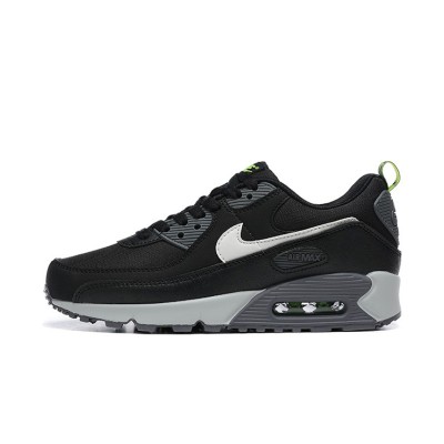 Nike Air Max 90 DZ4495-001 - Black Sneakers with Grey & Neon Green Accents | Sleek Style & Everyday Comfort