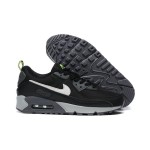 Nike Air Max 90 DZ4495-001 - Black Sneakers with White Swoosh & Neon Green Accents