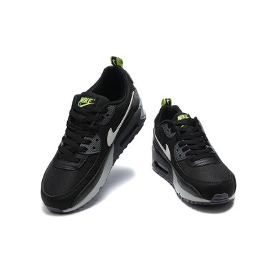 Nike Air Max 90 DZ4495-001 - Black Sneakers with Grey & Neon Green Accents | Sleek Style & Everyday Comfort