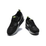 Nike Air Max 90 DZ4495-001 - Schwarze Sneaker mit Weißem Swoosh & Neon-Grünen Akzenten