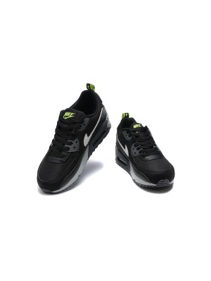 Nike Air Max 90 DZ4495-001 - Schwarze Sneaker mit Weißem Swoosh & Neon-Grünen Akzenten | Schlanker Komfort & Modernes Design