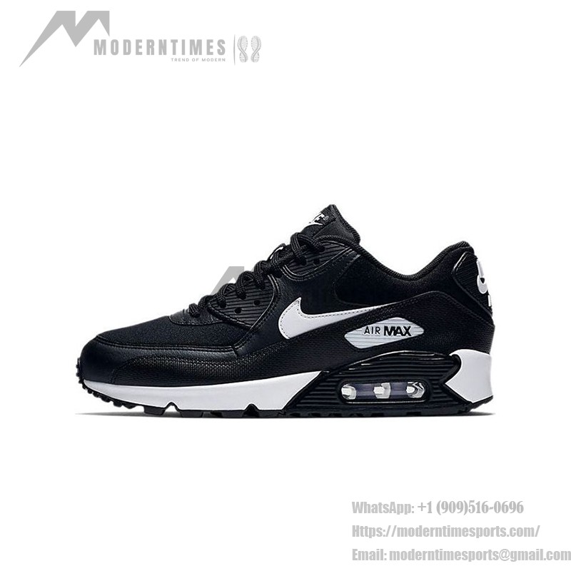 Nike Air Max 90 Essential 'Black/White' 325213-047 - Classic Black Sneakers with Max Air Cushioning