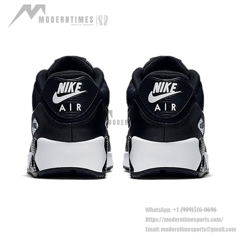 Nike Air Max 90 Essential 'Black/White' 325213-047 - Classic Black Sneakers with Max Air Cushioning