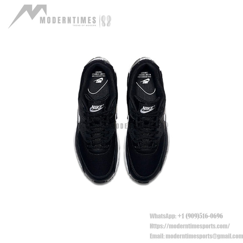 Nike Air Max 90 Essential 'Black/White' 325213-047 - Classic Black Sneakers with Max Air Cushioning