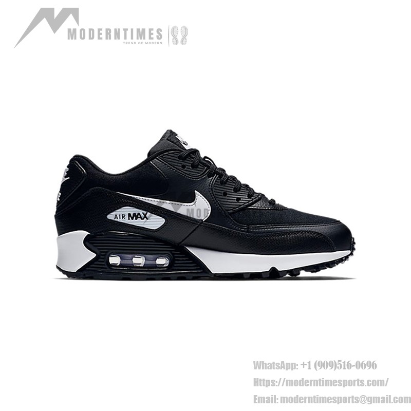 Nike Air Max 90 Essential 'Black/White' 325213-047 - Classic Black Sneakers with Max Air Cushioning