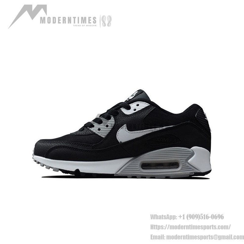 Nike Air Max 90 Essential 'Black/White' 616730-012 - Sleek Black Sneakers with White Accents and Max Air Cushioning