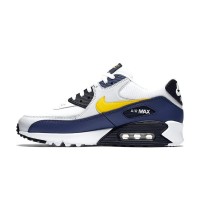 Nike Air Max 90 Essential 'ホワイト/ネイビー/イエロー' AJ1285-101 | スポーティーで大胆なデザインとMax Airクッショニング