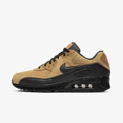 Nike Air Max 90 Essential 'Tan Suede/Black' AJ1285-700 | Sleek Retro Design with Max Air Comfort