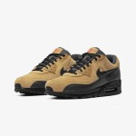 Nike Air Max 90 Essential 'Tan Suede/Black' AJ1285-700 - Tan Suede Sneakers with Black Overlays