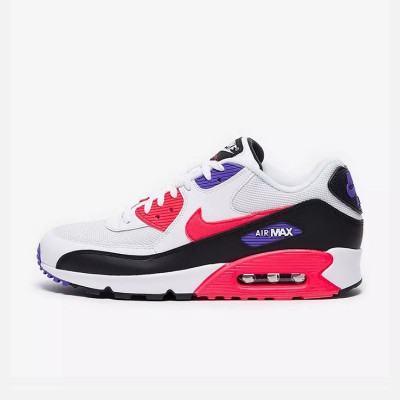 Nike Air Max 90 Essential 'White/Red/Black/Purple' AJ1285-106 | Vibrant Colorway with Max Air Comfort