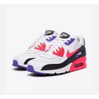 Nike Air Max 90 Essential 'White/Red/Black/Purple' AJ1285-106 | Vibrant Colorway with Max Air Comfort