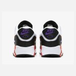 Nike Air Max 90 Essential 'White/Red/Black/Purple' AJ1285-106 - White Sneakers with Red, Black, and Purple Accents